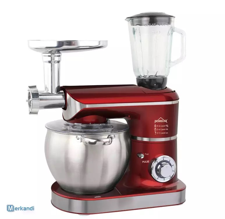 HOMELUX STAND MIXER 3 IN 1 - 5 LITER (SPRAY+RED )  SC-263